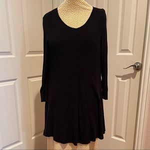 Roz & Ali 2X Black Sweater Dress